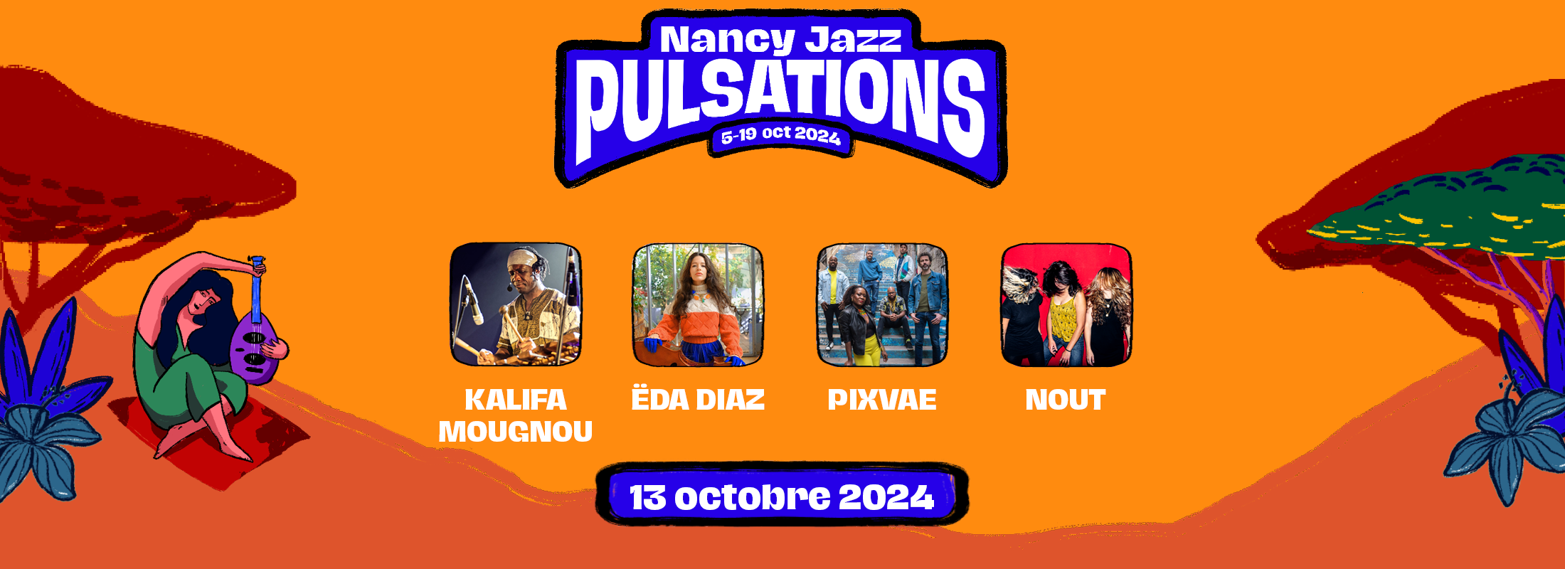 Kalifa Mougnou - Nancy Jazz Pulsations : du 05 au 19 octobre 2024